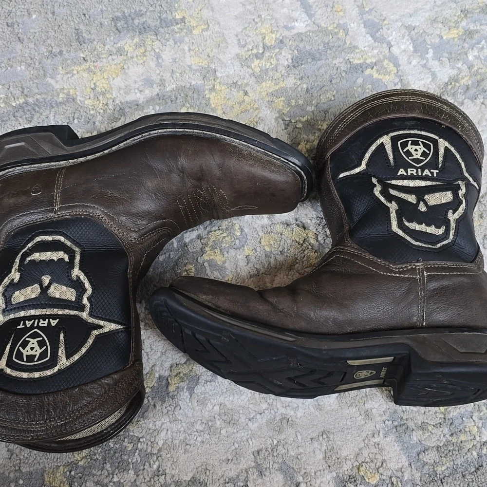 Ariat Boots Youth Sz 2 Workhog XT Vented Bold Wiggle Room Leather